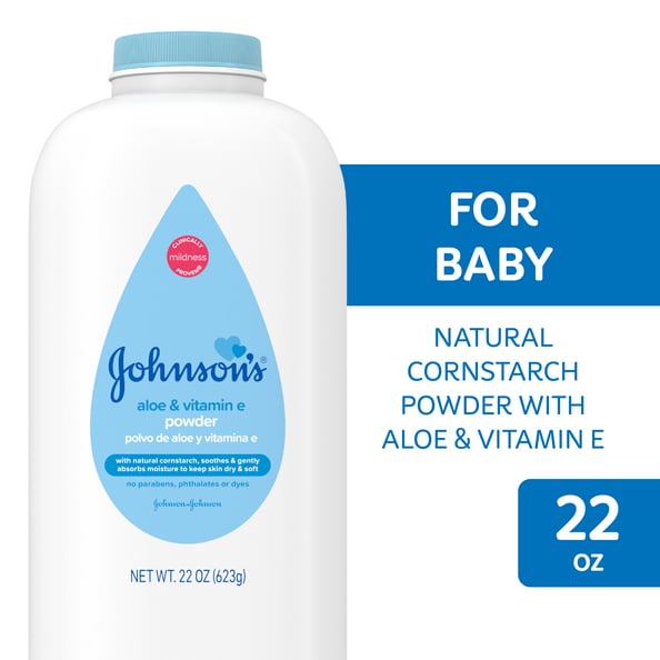 Johnson's® Cornstarch Baby Powder with Aloe & Vitamin E