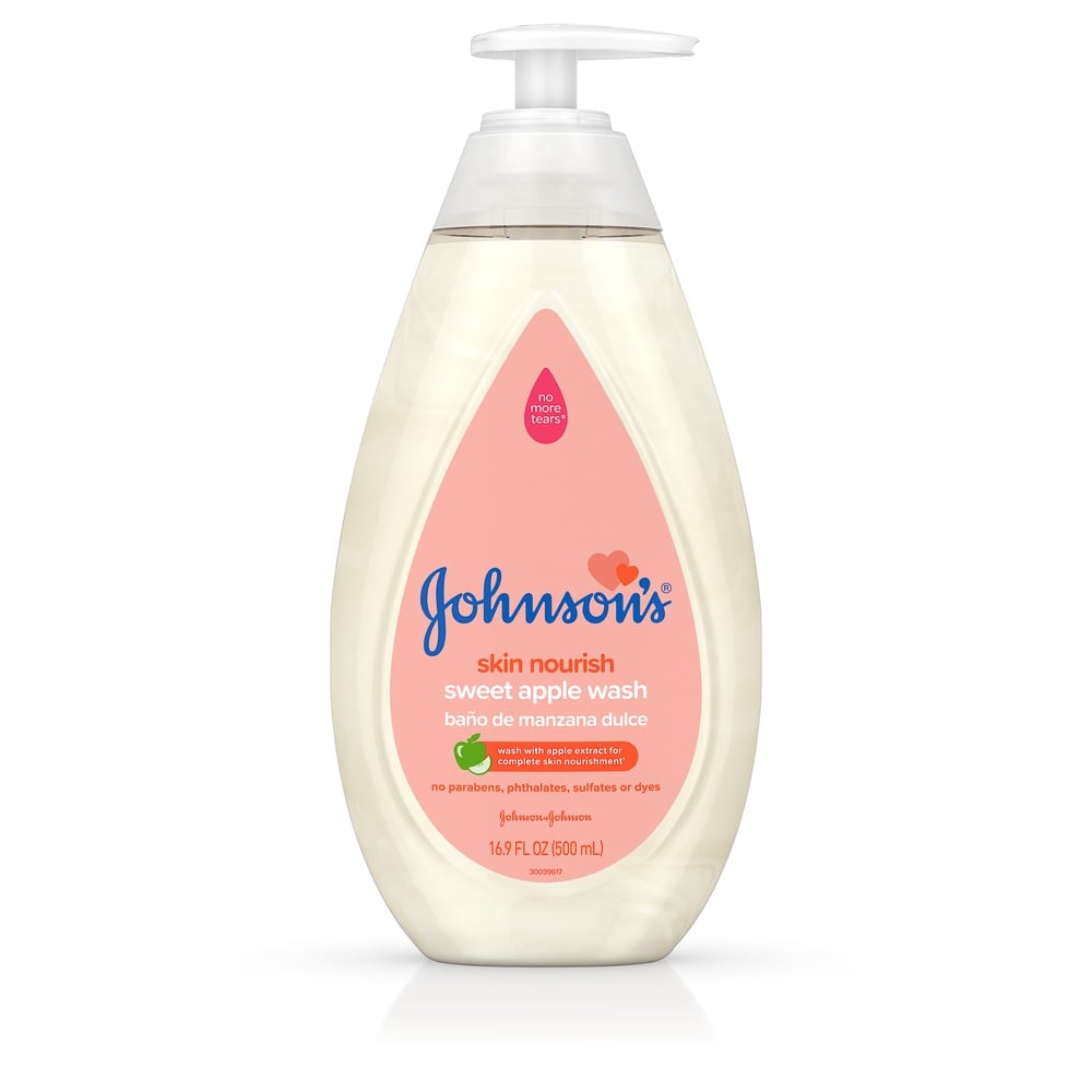 Jabón líquido para bebé Johnson's® Skin Nourish de miel y manzana