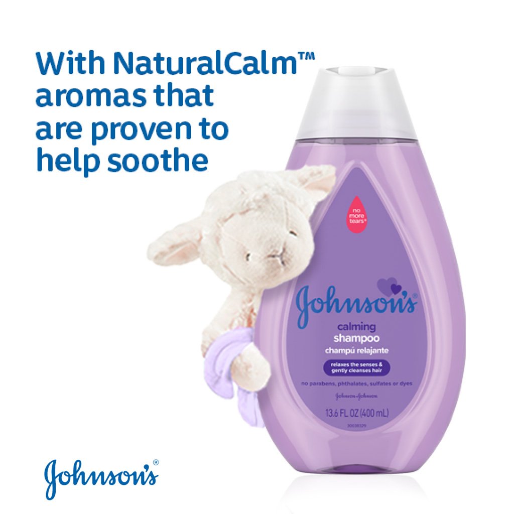 Johnson's Calming Baby Shampoo with NaturalCalm Scent, 13.6 fl. oz