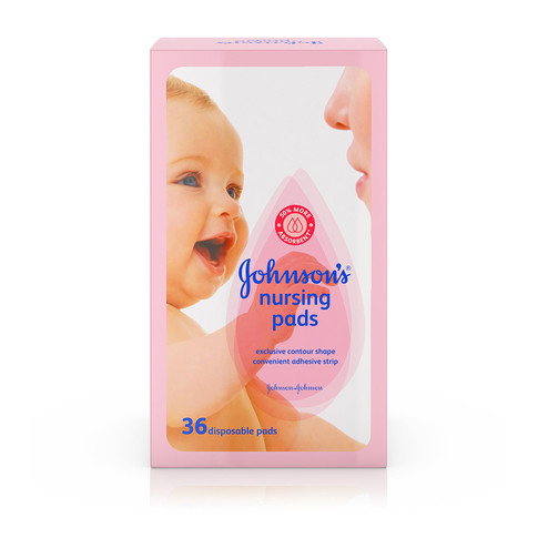 JOHNSON'S® nursing pads front 