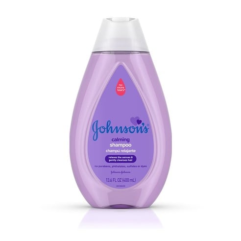 Johnson's® Calming Shampoo bottle